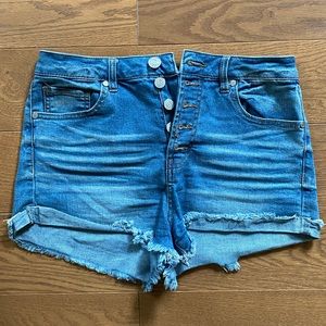 High-Rise Jean Shorts